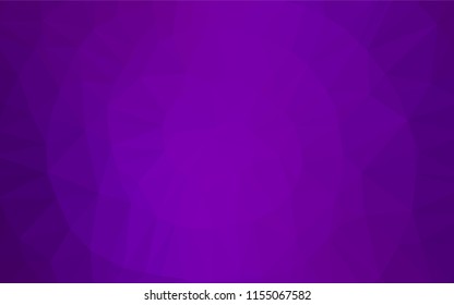 Light Purple vector abstract mosaic backdrop. Creative illustration in halftone style with gradient. A completely new design for your business.