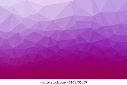 Light Purple vector abstract mosaic pattern. Brand new colored illustration in blurry style with gradient. A completely new template for your business design.