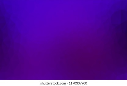 Light Purple vector abstract mosaic pattern. A sample with polygonal shapes. The elegant pattern can be used as part of a brand book.