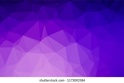 Light Purple vector abstract mosaic backdrop. Shining colored illustration in a Brand new style. The textured pattern can be used for background.