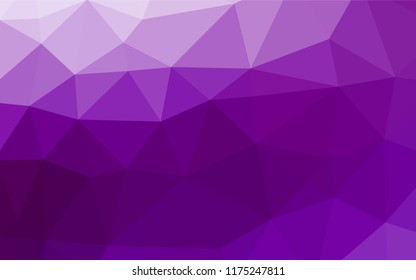 Light Purple vector abstract mosaic background. Glitter abstract illustration with an elegant design. Brand new style for your business design.