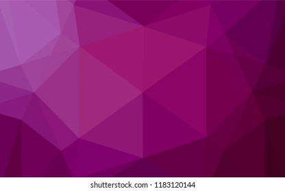 Light Purple vector abstract mosaic background. A completely new color illustration in a vague style. The completely new template can be used for your brand book.