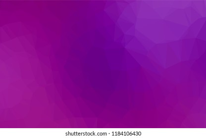 Light Purple vector abstract mosaic background. An elegant bright illustration with gradient. A new texture for your design.