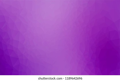 Light Purple vector abstract mosaic backdrop. Creative illustration in halftone style with gradient. The textured pattern can be used for background.