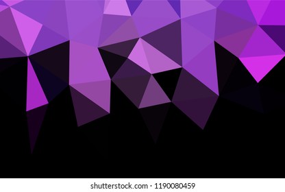 Light Purple vector abstract mosaic background. Shining colored illustration in a Brand new style. The template can be used as a background for cell phones.
