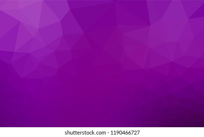 Light Purple vector abstract mosaic backdrop. Colorful illustration in abstract style with gradient. Brand new style for your business design.