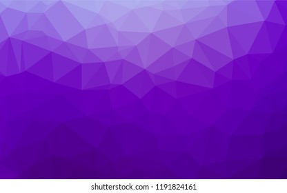 Light Purple vector abstract mosaic background. Colorful abstract illustration with gradient. The textured pattern can be used for background.
