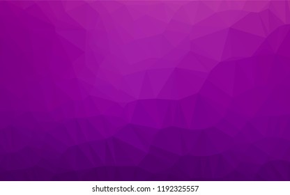 Light Purple vector abstract mosaic backdrop. An elegant bright illustration with gradient. Brand new design for your business.