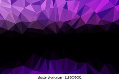 Light Purple vector abstract mosaic background. Colorful illustration in abstract style with gradient. A new texture for your design.