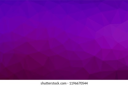 Light Purple vector abstract mosaic backdrop. Glitter abstract illustration with an elegant design. A new texture for your design.