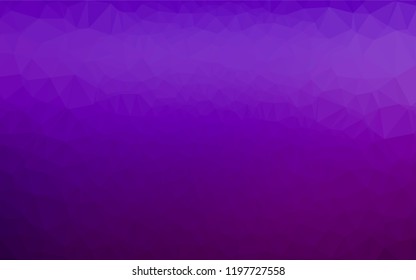 Light Purple vector abstract mosaic background. A completely new color illustration in a vague style. Brand new design for your business.