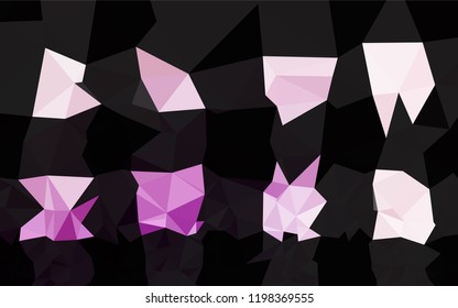 Light Purple vector abstract mosaic background. An elegant bright illustration with gradient. A completely new design for your business.