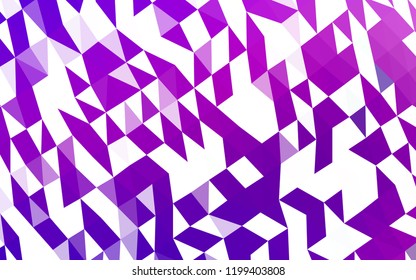 Light Purple vector abstract mosaic background. Brand new colored illustration in blurry style with gradient. A completely new template for your business design.