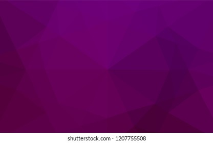 Light Purple vector abstract mosaic background. Brand new colored illustration in blurry style with gradient. A completely new template for your business design.