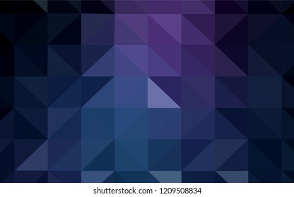 Light Purple vector abstract mosaic background. Geometric illustration in Origami style with gradient.  A new texture for your web site.
