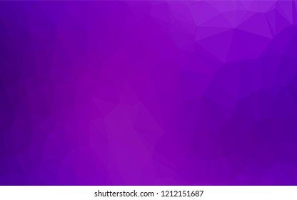 Light Purple vector abstract mosaic background. A vague abstract illustration with gradient. The template can be used as a background for cell phones.