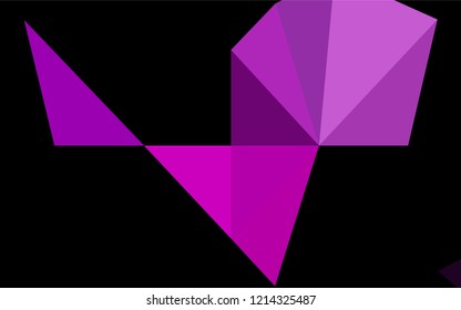 Light Purple vector abstract mosaic pattern. An elegant bright illustration with gradient. A new texture for your design.