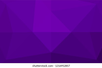 Light Purple vector abstract mosaic backdrop. Glitter abstract illustration with an elegant design. The textured pattern can be used for background.
