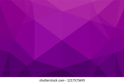 Light Purple vector abstract mosaic backdrop. Glitter abstract illustration with an elegant design. Brand new style for your business design.