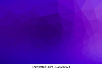 Light Purple vector abstract mosaic background. An elegant bright illustration with gradient. The polygonal design can be used for your web site.