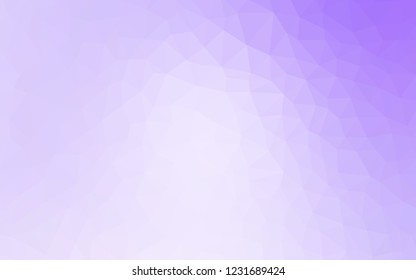 Light Purple vector abstract mosaic backdrop. Polygonal abstract illustration with gradient. A new texture for your web site.