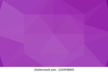 Light Purple vector abstract mosaic background. Colorful illustration in abstract style with gradient. The completely new template can be used for your brand book.