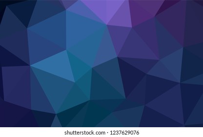 Light Purple vector abstract mosaic pattern. Shining polygonal illustration, which consist of triangles. Textured pattern for your backgrounds.
