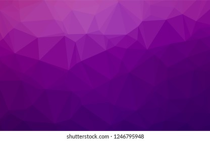 Light Purple vector abstract mosaic pattern. Shining colored illustration in a Brand new style. A completely new template for your business design.