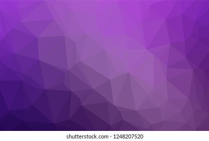 Light Purple vector abstract mosaic background. A completely new color illustration in a vague style. Brand new style for your business design.