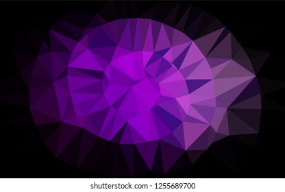 Light Purple vector abstract mosaic background. Glitter abstract illustration with an elegant design. A completely new template for your business design.