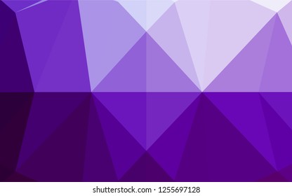 Light Purple vector abstract mosaic background. Creative illustration in halftone style with gradient. The template can be used as a background for cell phones.
