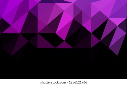 Light Purple vector abstract mosaic backdrop. A completely new color illustration in a vague style. Brand new design for your business.