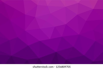 Light Purple vector abstract mosaic background. Creative illustration in halftone style with gradient. The textured pattern can be used for background.