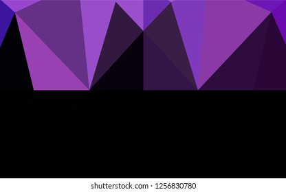 Light Purple vector abstract mosaic background. Shining colored illustration in a Brand new style. A completely new template for your business design.