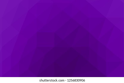 Light Purple vector abstract mosaic backdrop. Shining illustration, which consist of triangles. Elegant pattern for a brand book.