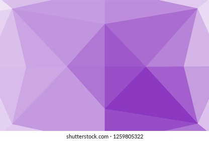 Light Purple vector abstract mosaic pattern. Glitter abstract illustration with an elegant design. A completely new template for your business design.