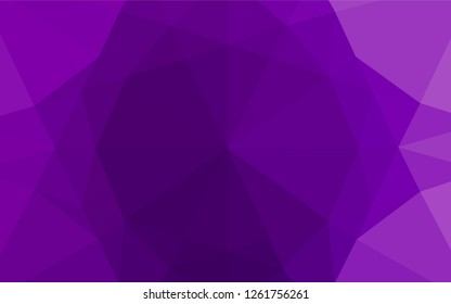 Light Purple vector abstract mosaic backdrop. A completely new color illustration in a vague style. Brand new design for your business.