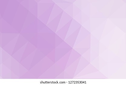Light Purple vector abstract mosaic backdrop. Shining colored illustration in a Brand new style. New texture for your design.