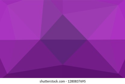 Light Purple vector abstract mosaic backdrop. Colorful illustration in abstract style with gradient. A new texture for your design.