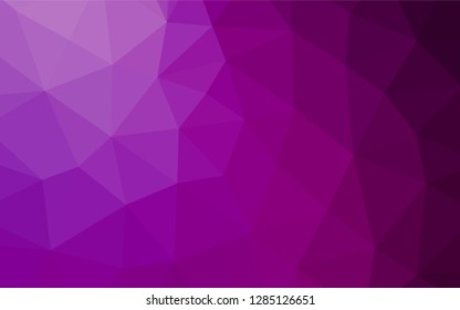 Light Purple vector abstract mosaic backdrop. A completely new color illustration in a vague style. A completely new template for your business design.