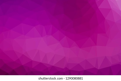 Light Purple vector abstract mosaic background. Colorful abstract illustration with gradient. Template for a cell phone background.