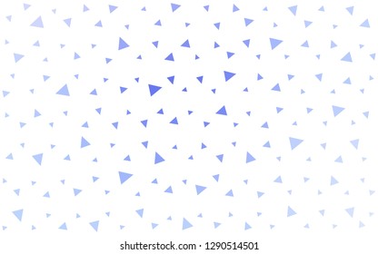 Light Purple vector  abstract mosaic backdrop. Shining colorful illustration with triangles. New template for your brand book.