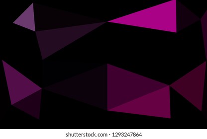 Light Purple vector abstract mosaic pattern. Creative illustration in halftone style with gradient. Completely new design for your business.