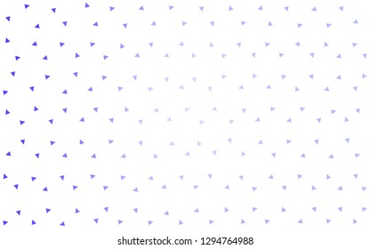 Light Purple vector  abstract mosaic pattern. Polygonal abstract illustration with gradient. Completely new template for your banner.