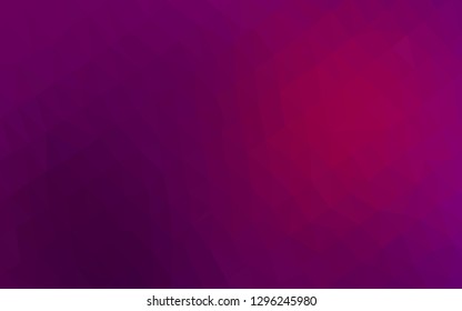 Light Purple vector abstract mosaic backdrop. Colorful illustration in Origami style with gradient.  Polygonal design for your web site.
