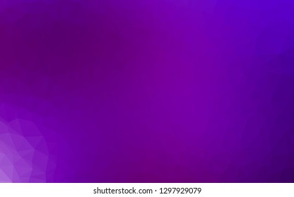 Light Purple vector abstract mosaic pattern. A completely new color illustration in a vague style. Brand new design for your business.