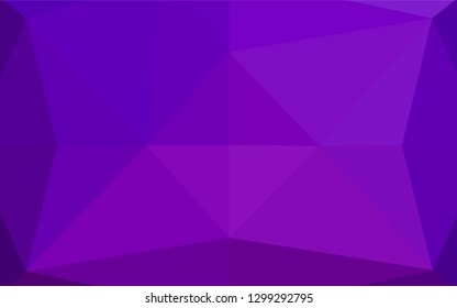 Light Purple vector abstract mosaic pattern. A completely new color illustration in a vague style. A new texture for your design.