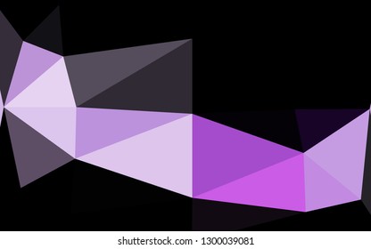 Light Purple vector abstract mosaic background. Colorful abstract illustration with gradient. Template for your brand book.