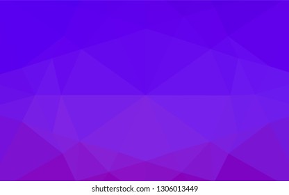 Light Purple vector abstract mosaic backdrop. An elegant bright illustration with gradient. The textured pattern can be used for background.