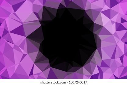 Light Purple vector abstract mosaic backdrop. Brand new colorful illustration in with gradient. Completely new design for your business.